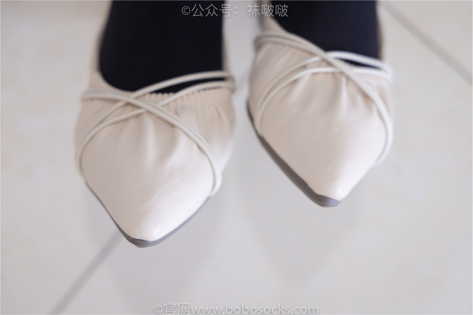 NO.029 Sweet Pea - Flat shoes, thick black silk, thick meat, stomp on cookies(16)